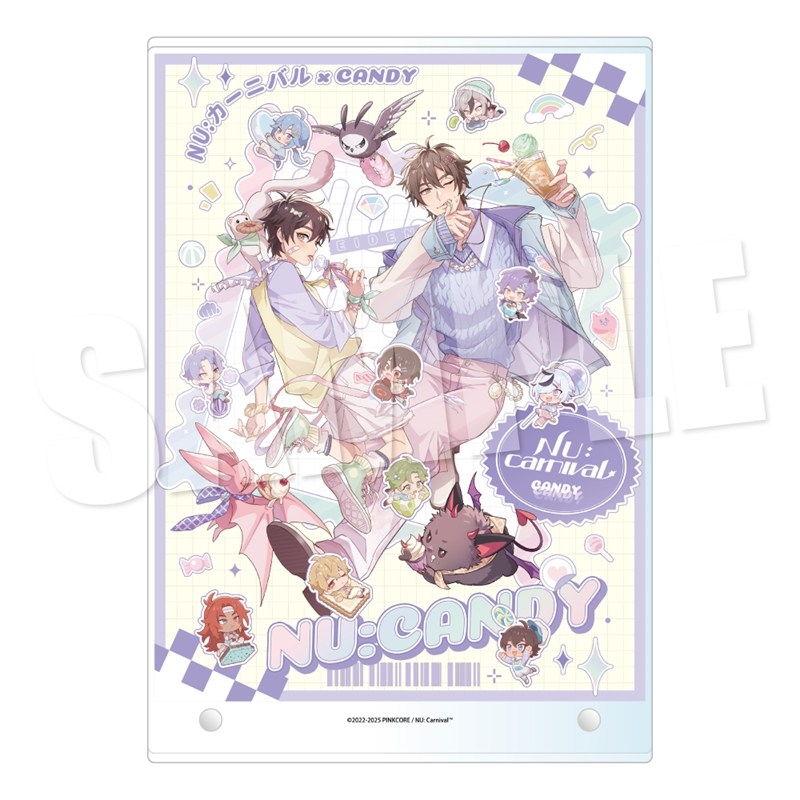 【グッズ-置きもの】NU: カーニバル アクリルパネル《キャンディーver.》【アニメイト限定】