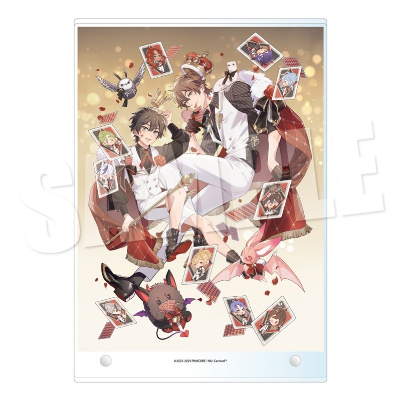 【グッズ-置きもの】NU: カーニバル アクリルパネル《トランプver.》【アニメイト限定】