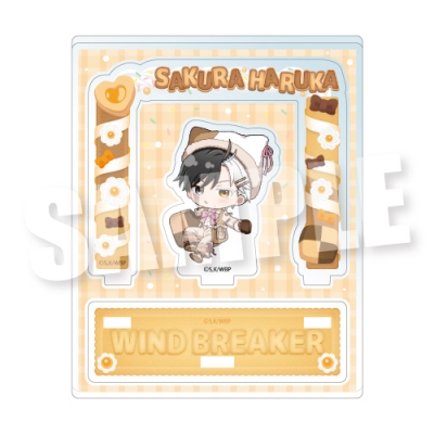 【グッズ-スタンドポップ】TV アニメ『WIND BREAKER』 アクリルジオラマスタンド《くっき~&くり~む ver.》(桜遥)