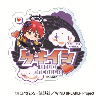 【グッズ-バッチ】TVアニメ『WIND BREAKER』 お名前バッジ《堕天使 ver.》(焚石矢)