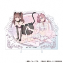 【グッズ-ボード】2.5次元の誘惑 アクリルビジュアルボード《白猫&黒猫 ver.》の画像