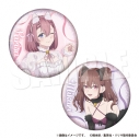 【グッズ-バッチ】2.5次元の誘惑 缶バッジ2個セット《白猫&黒猫 ver.》の画像
