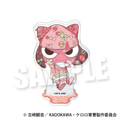 【グッズ-スタンドポップ】アニメ『ケロロ軍曹☆』 連結可能☆アクリルスタンド《アニマルデコラver.》(ギロロ)