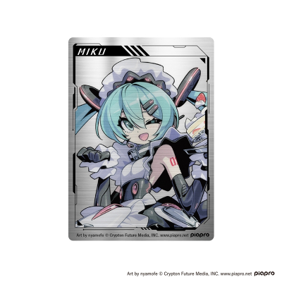 【グッズ-カード】ピアプロキャラクターズ メタルカード 初音ミク