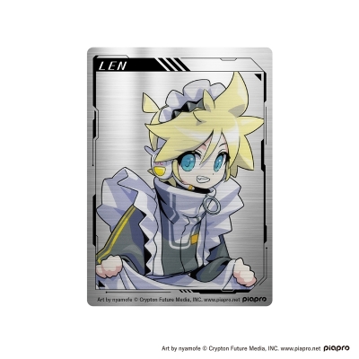 【グッズ-カード】ピアプロキャラクターズ メタルカード 鏡音レン