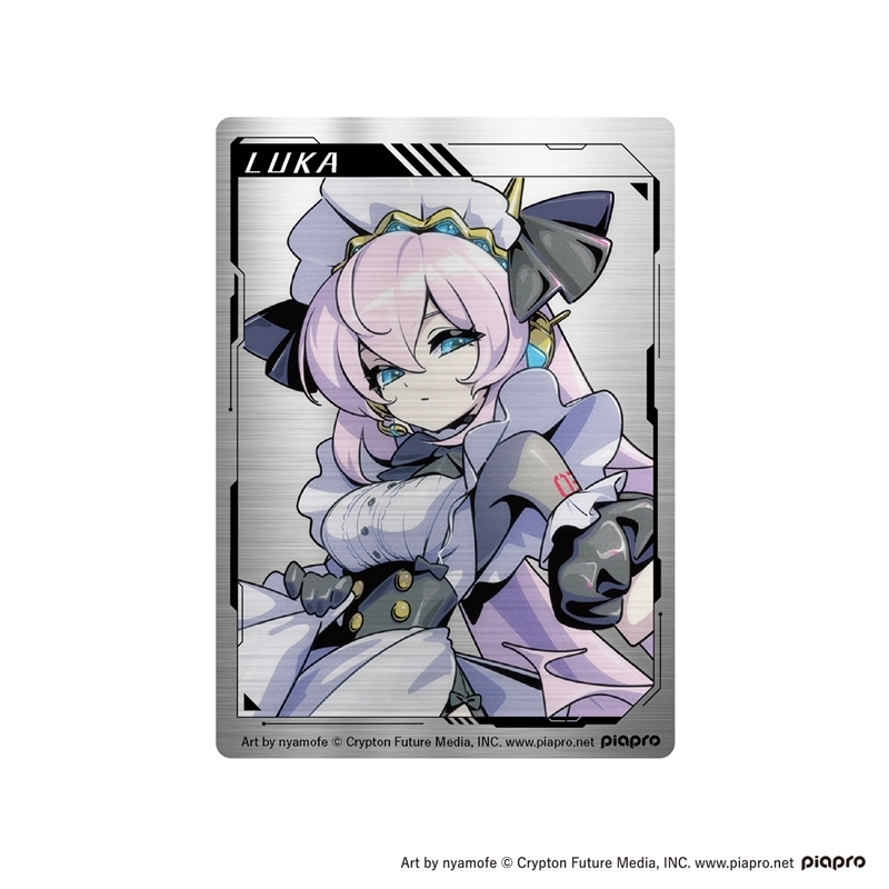 【グッズ-カード】ピアプロキャラクターズ メタルカード巡音ルカ