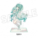 【グッズ-スタンドポップ】キャラクター・ボーカル・シリーズ01 初音ミク 初音ミク ミクハグシリーズ アクリルスタンド フラワーVer.の画像