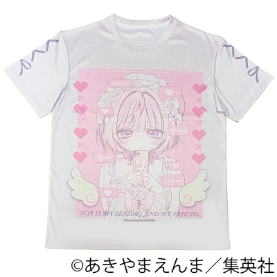 【グッズ-Tシャツ】のあ先輩はともだち。 フルグラフィックTシャツB