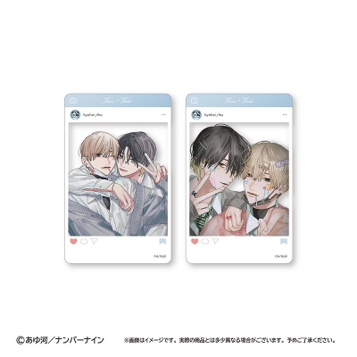 【グッズ-カード】愛され慣れてない穂高を愛し尽くす本。 SNS風クリアトレカ