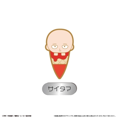 【グッズ-ピンバッチ】ワンパンマン アイスたぴピンズ