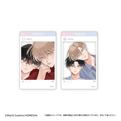 【グッズ-カード】ちぐはぐなキス SNS風クリアトレカ