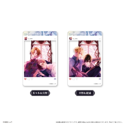 【グッズ-カード】佐々木と宮野 SNS風クリアトレカ ダークチャイナ Ver.