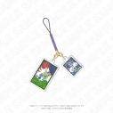 【グッズ-ストラップ】モブサイコ100 キャラディショナルトイ モブサイコ100 Ⅲ 花札柄アクリル根付ストラップ(エクボ)の画像