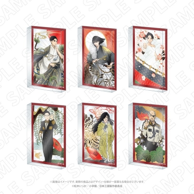 【グッズ-置きもの】日本三國 キャラディショナルトイ TVアニメ『日本三國』 トレーディング花札柄アクリルブロック(全6種)