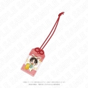 【グッズ-チャーム】進撃の巨人 <招き猫> お守り風箔押しアクリルチャーム(エレン)の画像
