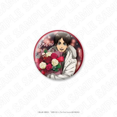 【グッズ-バッチ】進撃の巨人 <待ち合わせ> ホログラム缶バッジ(エレン)