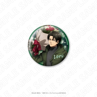 【グッズ-バッチ】進撃の巨人 <待ち合わせ> ホログラム缶バッジ(リヴァイ)
