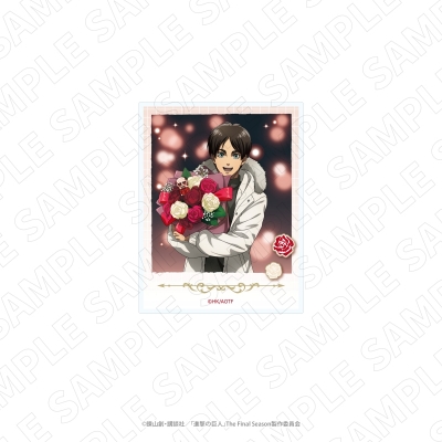 【グッズ-カード】進撃の巨人 <待ち合わせ> ポラロイド風アクリルカード(エレン)