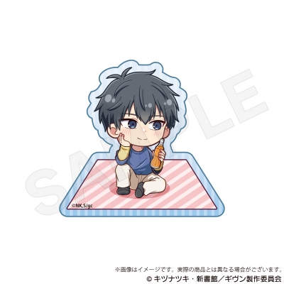 【グッズ-置きもの】映画ギヴン 海へ アクリルブロック ピクニックver. 上ノ山立夏