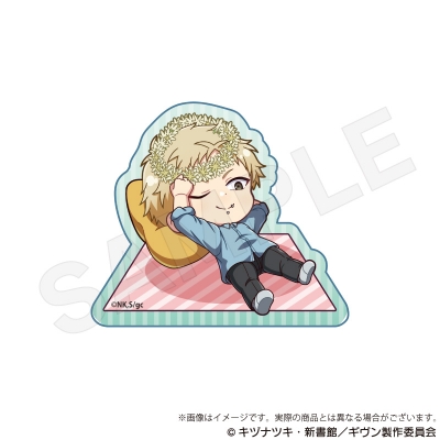 【グッズ-置きもの】映画ギヴン 海へ アクリルブロック ピクニックver. 梶秋彦