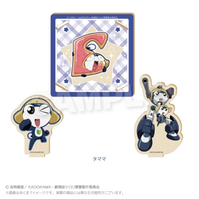 【グッズ-コースター】ケロロ軍曹 木製コースター タママ