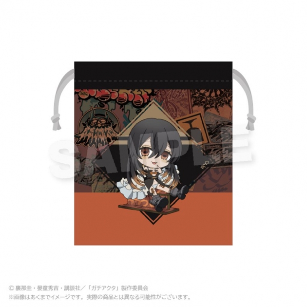 【グッズ-巾着】ガチアクタ ミニ巾着 アングラシティver. アモ