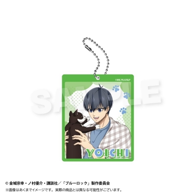 【グッズ-キーホルダー】ブルーロック トレーディングアクリルキーホルダー 猫と戯れver.