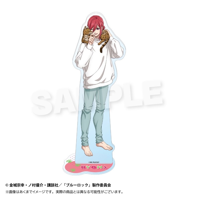 【グッズ-スタンドポップ】ブルーロック アクリルスタンド 猫と戯れver. 千切 豹馬 | アニメイト