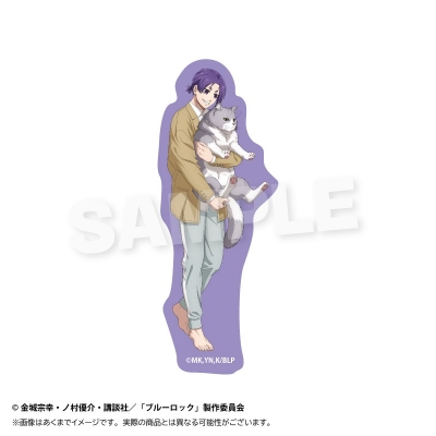 【グッズ-ステッカー】ブルーロック ダイカットステッカー 猫と戯れver. 御影 玲王
