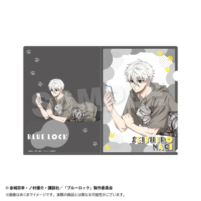 【グッズ-クリアファイル】ブルーロック クリアファイル 猫と戯れver. 凪 誠士郎
