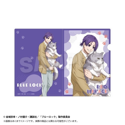 【グッズ-クリアファイル】ブルーロック クリアファイル 猫と戯れver. 御影 玲王