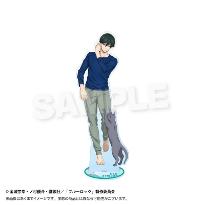 【グッズ-スタンドポップ】ブルーロック BIGアクリルスタンド 猫と戯れver. 糸師 凛