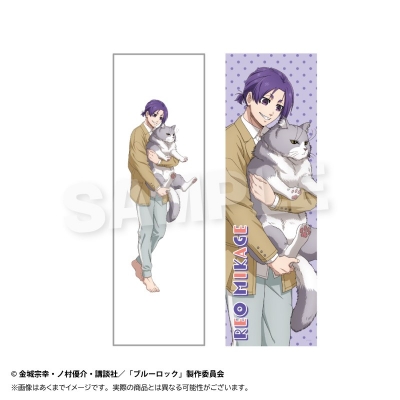 【グッズ-クッションカバー】ブルーロック ロングクッションカバー 猫と戯れver. 御影 玲王