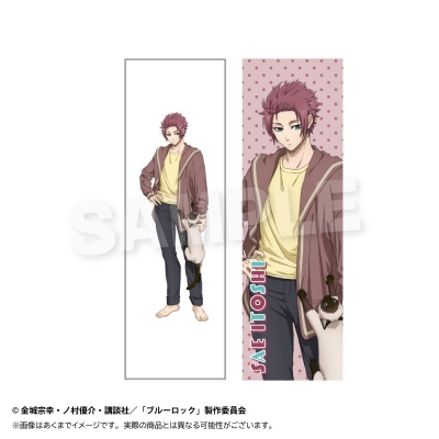 【グッズ-クッションカバー】ブルーロック ロングクッションカバー 猫と戯れver. 糸師 冴