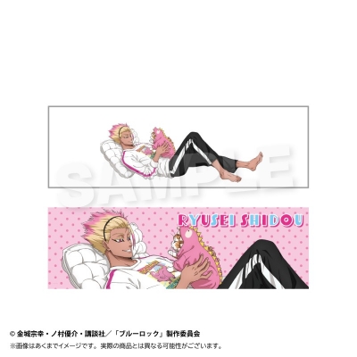 【グッズ-クッションカバー】ブルーロック ロングクッションカバー 猫と戯れver. 士道 龍聖
