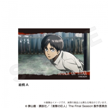 グッズ-置きもの】進撃の巨人 場面写アクリルブロック 絵柄A | アニメイト