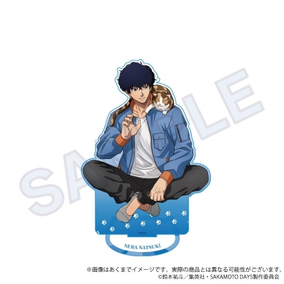 【グッズ-スタンドポップ】SAKAMOTO DAYS ビッグアクリルスタンド 猫と戯れver. 勢羽 夏生【アニメイト先行販売】