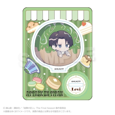 【グッズ-スタンドポップ】進撃の巨人 ミニキャラスタンド デザートver. リヴァイ