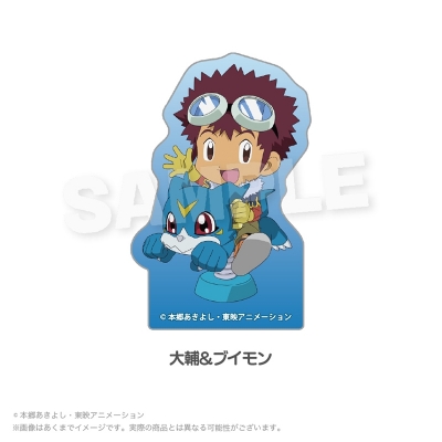 【グッズ-ステッカー】デジモンアドベンチャー02 ダイカットステッカー 遊具ver. 大輔&ブイモン