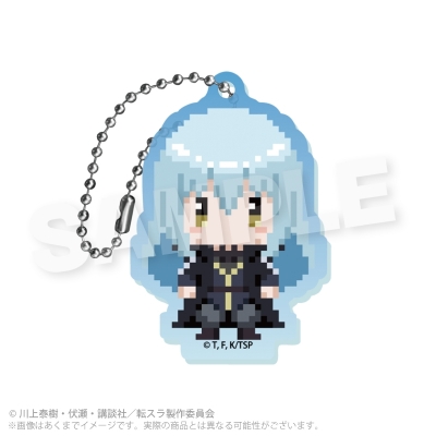 【グッズ-キーホルダー】転生したらスライムだった件 トレーディングミニキャラアクリルキーホルダー ドットアートver.