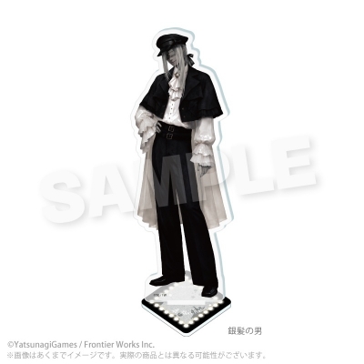 【グッズ-スタンドポップ】文字化化 アクリルスタンド アイドルver. 銀髪の男