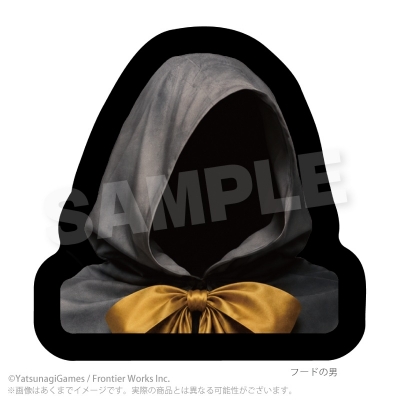 【グッズ-クッション】文字化化 ダイカットクッション アイドルver. フードの男