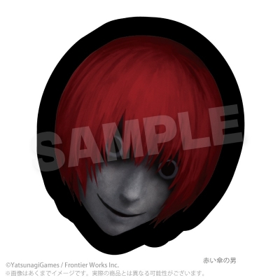 【グッズ-クッション】文字化化 ダイカットクッション アイドルver. 赤い傘の男
