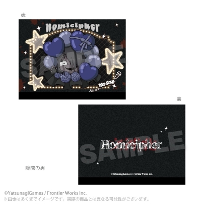 【グッズ-ポーチ】文字化化 フラットポーチ アイドルver. 隙間の男