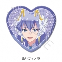 【グッズ-バッチ】『プリンセッション・オーケストラ』 ハート型缶バッジ SA(ヴィオラ)の画像