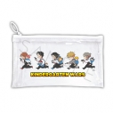 【グッズ-ポーチ】『幼稚園WARS』 フラットクリアポーチ デザインAの画像
