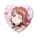 【グッズ-バッチ】『ラブライブ!虹ヶ咲学園スクールアイドル同好会』 ハート型缶バッジ A(上原 歩夢)の画像