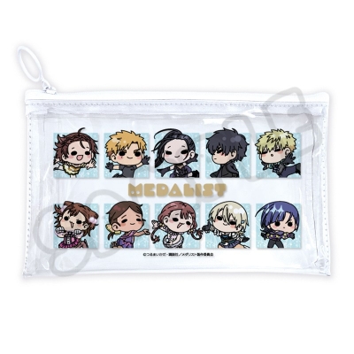 【グッズ-ポーチ】TVアニメ『メダリスト』 フラットクリアポーチ MA(集合)