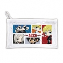 【グッズ-ポーチ】「ACCA13区監察課」 フラットクリアポーチ デザインAの画像