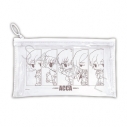 【グッズ-ポーチ】「ACCA13区監察課」 フラットクリアポーチ デザインBの画像